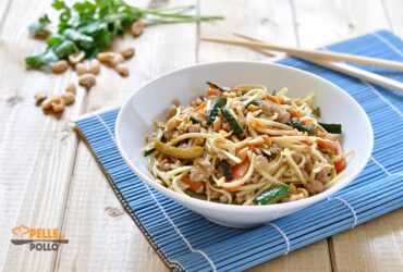 Noodles con le verdure